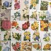100 шт. Наклейки для украшения блокнота, Цветочные декоративные наклейки, Тематические наклейки для DIY, для дневника, планера