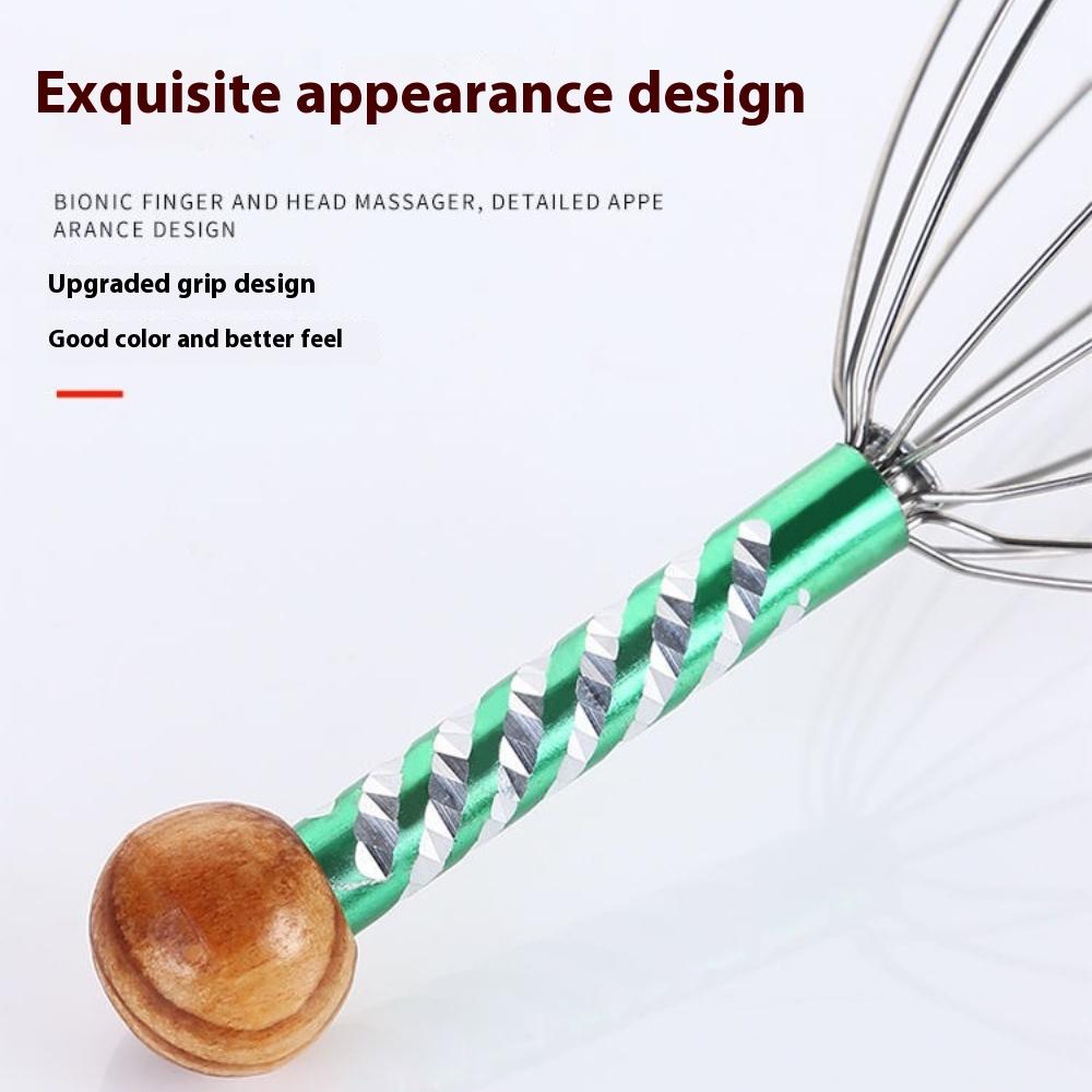 Массажер для головы «Осьминог», извлекатель душ, захват и проглатывание, артефакт «почесать голову», зуд кожи головы, меридианы, почесывание макушки головы