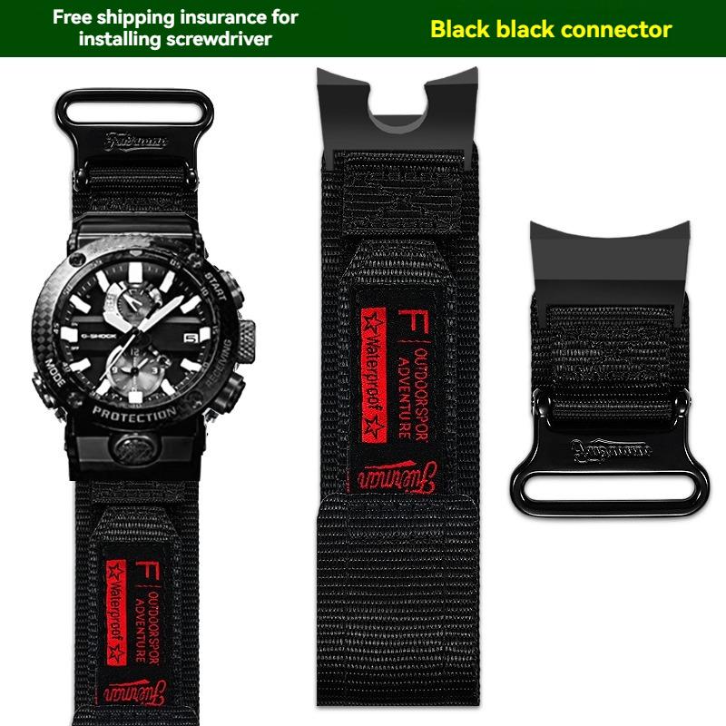 Для Casio G-SHOCK Air Dominator 5588 GWR-B1000 модифицированный нейлоновый холщовый ремешок для часов для альпинизма и спорта мужские аксессуары