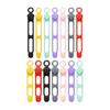 3/5/7/12/18/24Pcs Silicone Cable Tie Earphone Phone Charger Computer Power Cord Bundling Strap Reusable Elastic Wire Management Organizer Wrap