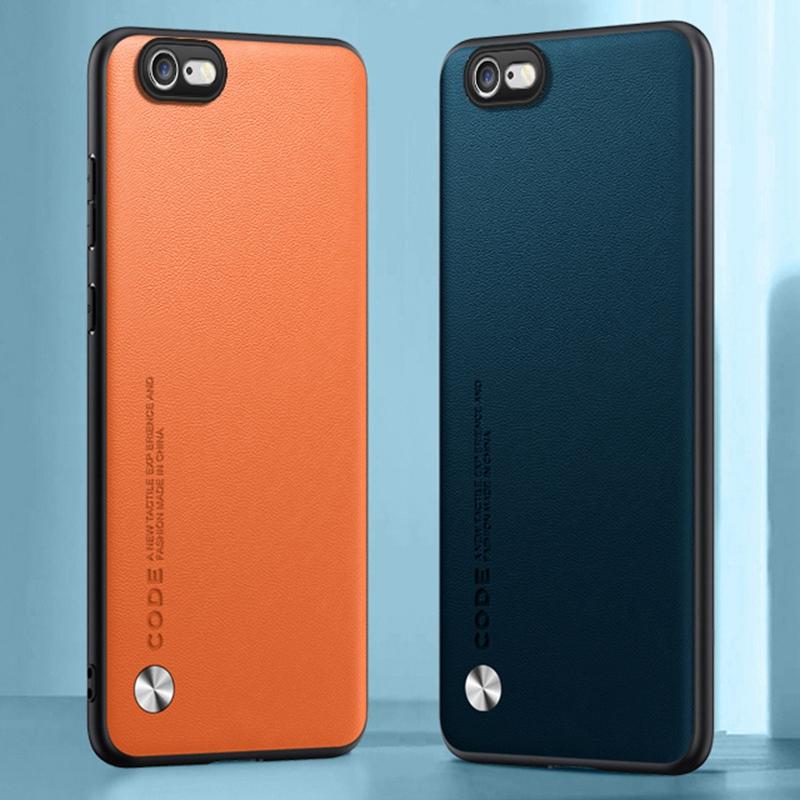 Роскошный чехол из искусственной кожи для iPhone 6 6S Plus, задняя крышка, матовый силиконовый защитный чехол для телефона iPhone 6 Plus, iPhone6 S Coque