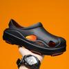 Stepping On Shit Hole Shoes Men's Summer Wear Thick-soled Wear-resistant Beach Sandals Trendy Men's Outdoor Two-color Slippers