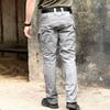 Мужские хлопковые тактические брюки-карго, эластичные уличные военные брюки, повседневные, весна-осень, многокарманные, походные, рабочие, боевые брюки