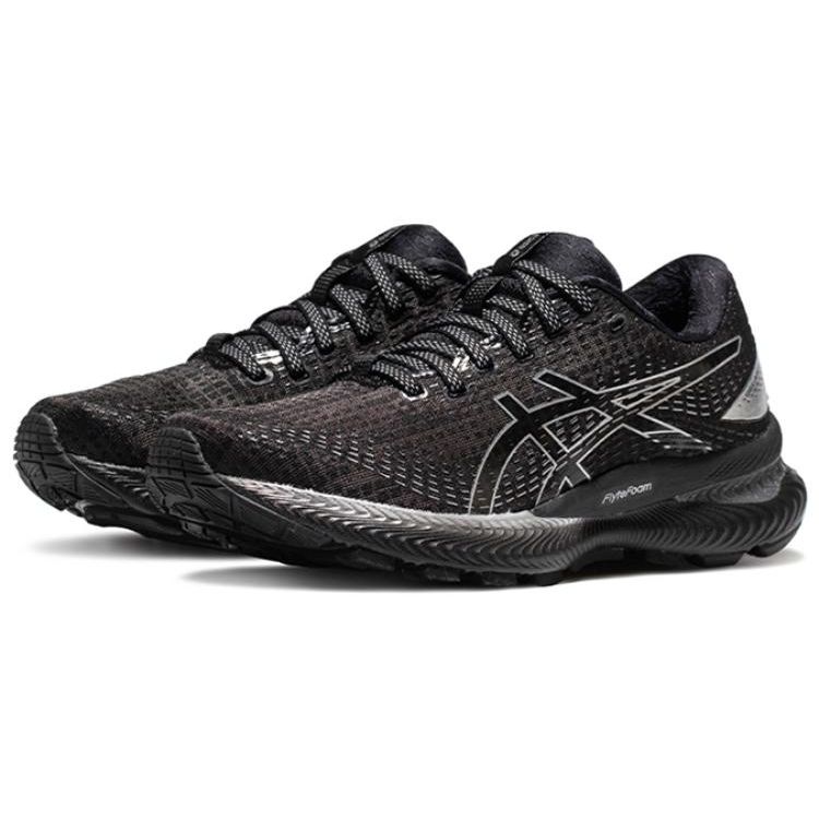 Asics Gel Saiun Black Pure Silver Women Sneakers 1012B232-002