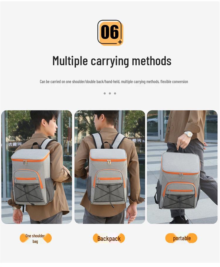 Изолированный дорожный рюкзак большой вместимости для занятий спортом на открытом воздухе и кемпинга