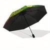 Vibrant Mandala Artwork: Colorful Circular Design for Home DecorUmbrella with Cute Design, Portable 3-Fold Compact Umbrella for Men & Women, Valentine