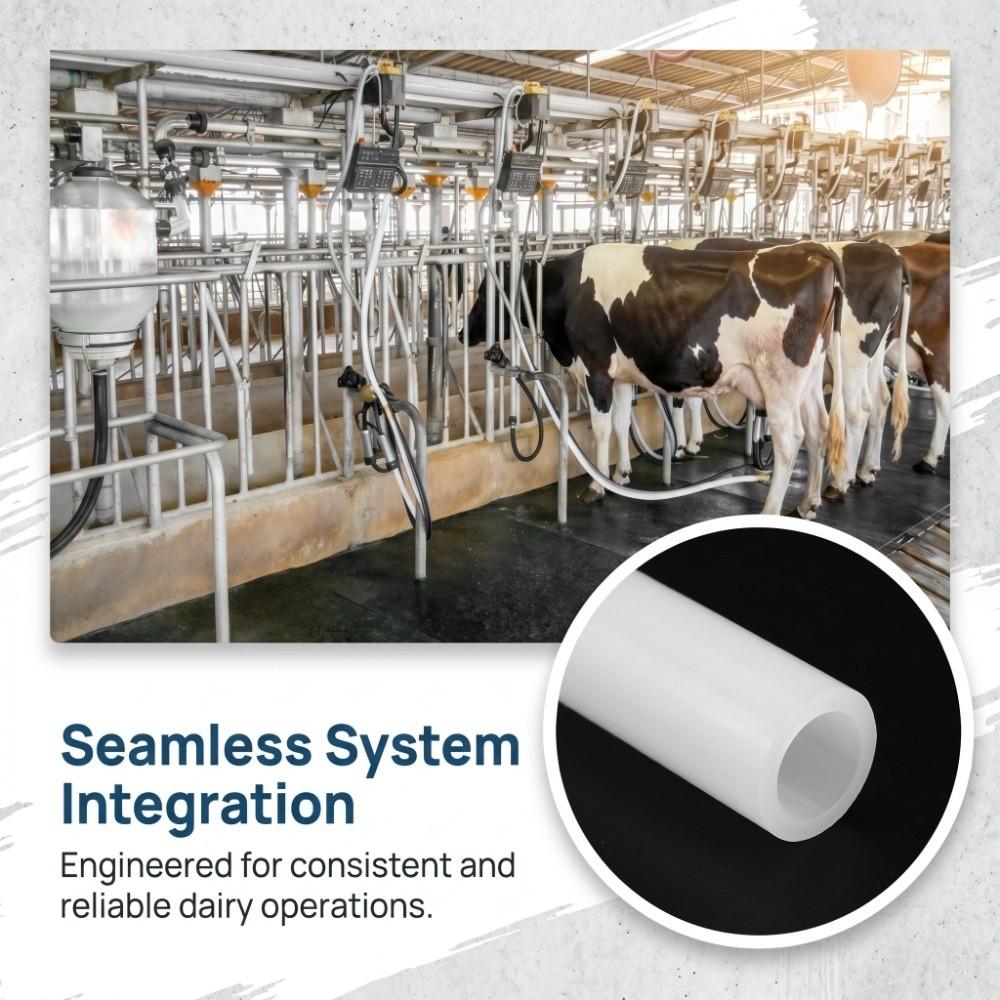 2 Pcs Stable Milking Machine Short Tube Soft Silicone Short Tube Milk Collector