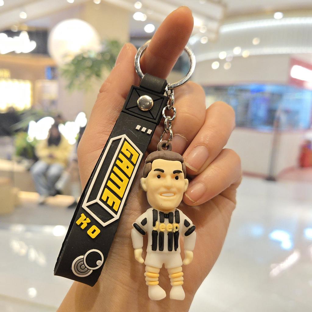 Новый мультяшный брелок-подвеска в виде спортивной звезды, персонализированная кукла в джерси, брелок для ключей, подвеска для рюкзака, маленький подарок.