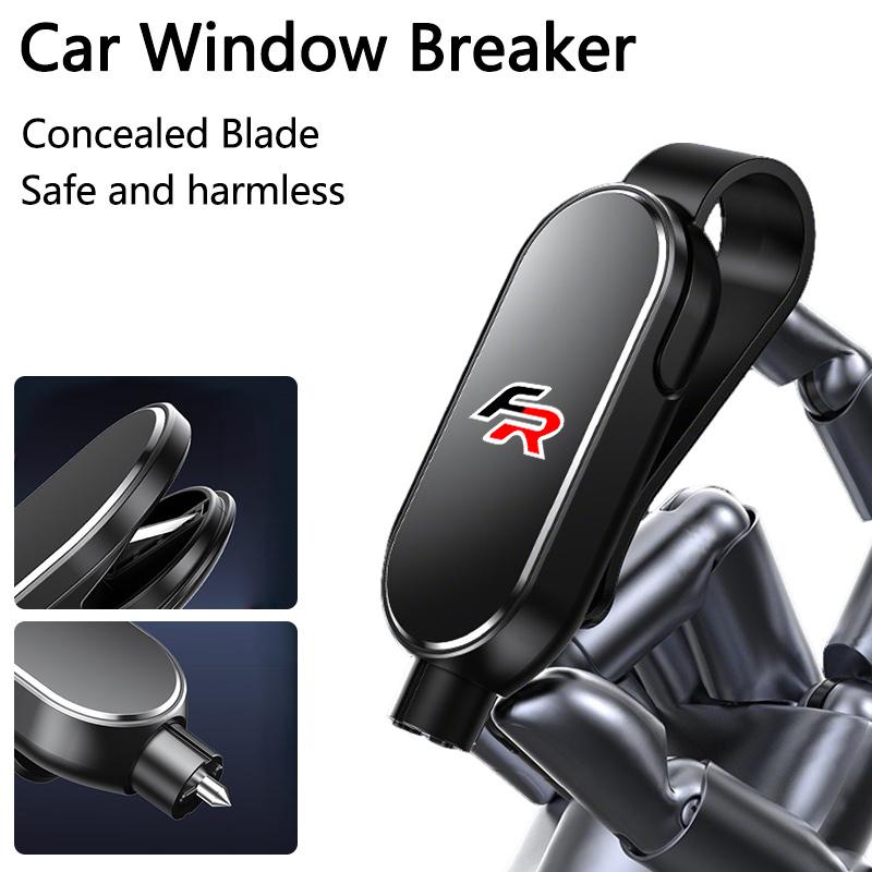 Car Window Glass Breaker Safety Hammer Seat Belt Cutter For Seat FR Ateca IBIZA Leon Alhambra Arosa Toledo Interior Accessories ibz023