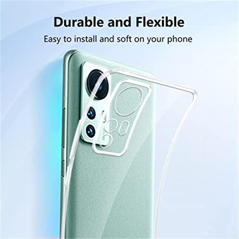Прозрачный мягкий силиконовый чехол из ТПУ с кристаллами для Xiaomi 12 Lite Xiaomi 12x Pro Full Len, защитная задняя крышка для камеры