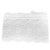 14.5cm Polyester Silk Clothing Embroidery Lace DIY Dress Crafts Fabric Clothes DecorationWhite