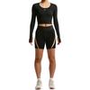 Nike Pro Sculpt Быстросохнущие Спортивные Шорты с Высокой Талией и Логотипом Женские шорты IM9962-011