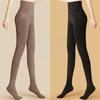 Women's High Waist Pantyhose Autumn Winter Fleece Lined Stirrup Compression Slimming Thickened Warm Leggings Bare Leg Effect