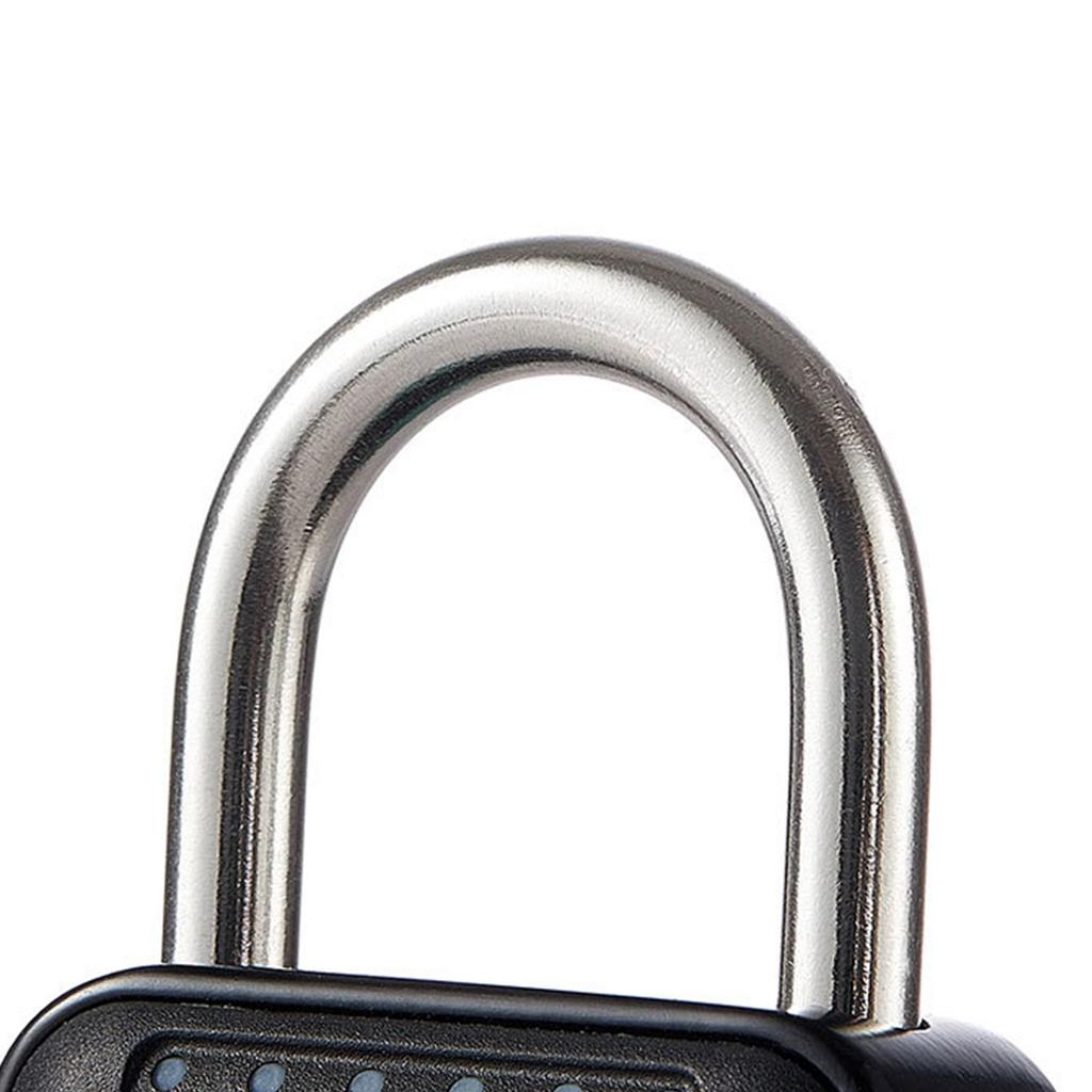 6 Digit Waterproof Code Padlock Combination Lock Keyless Unlock AntiTheft Padlock for School Locker Gym Locker