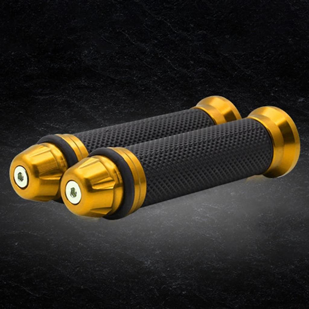 1 пара противоскользящих мотоциклетных ручек, резиновые велосипедные ручки для горного велосипеда, удобная замена руля