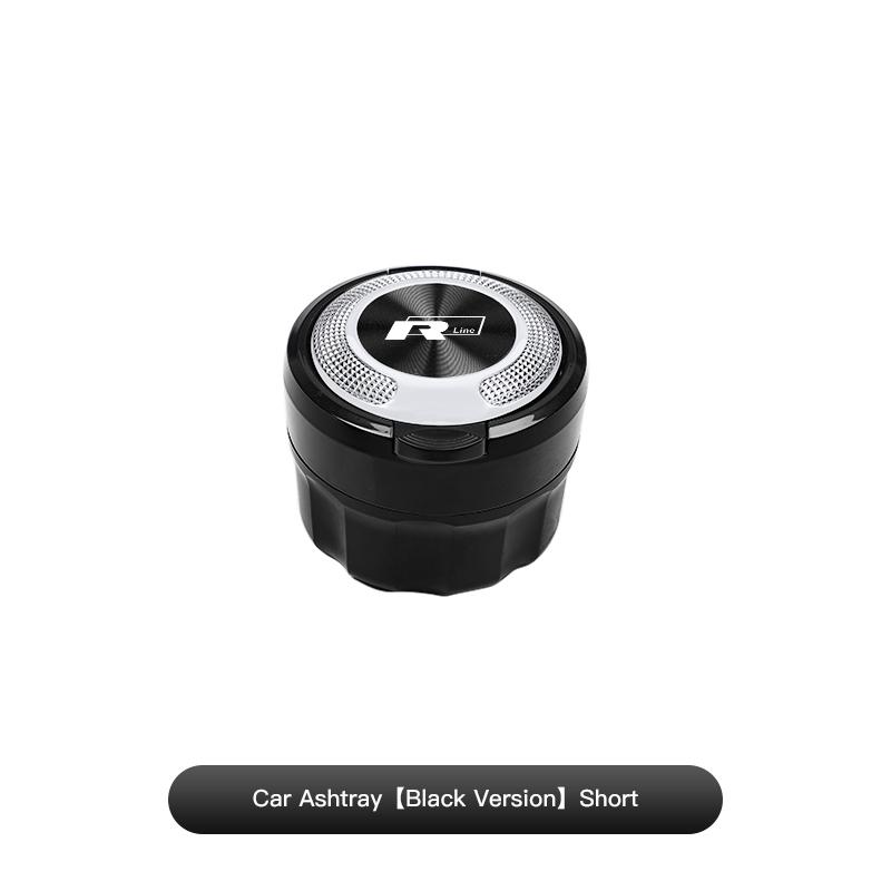 2026 Hot For VW VOLKSWAGEN Portable Car LED Ashtray Ceramic Liner Auto Iinterior Accessories For Volkswagen R Passat Polo ID.3 A