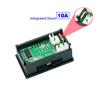 Digital Car Voltmeter Ammeter Motorcycle Voltage Indicator Tester Current Meter Tester 12V 2pin 3pin Cable DC100V 10A 50A 100A