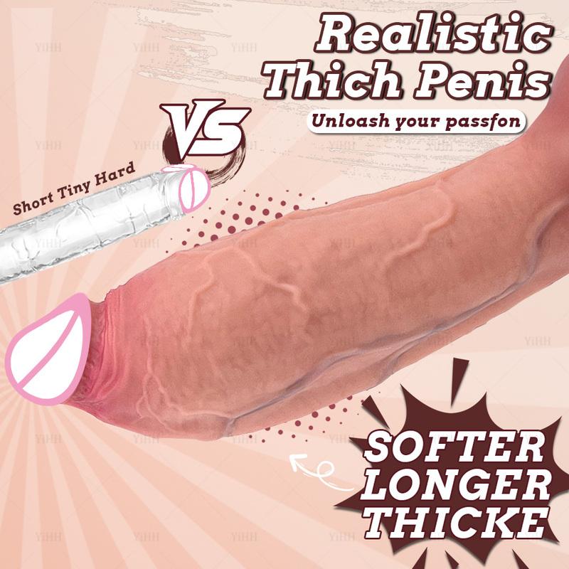 Realistic Dildo Anal Skin Feeling Sex Toys for Women Men Butt Plug Anal Dilation G-spot Prostate Massage Big Dick Sex Products