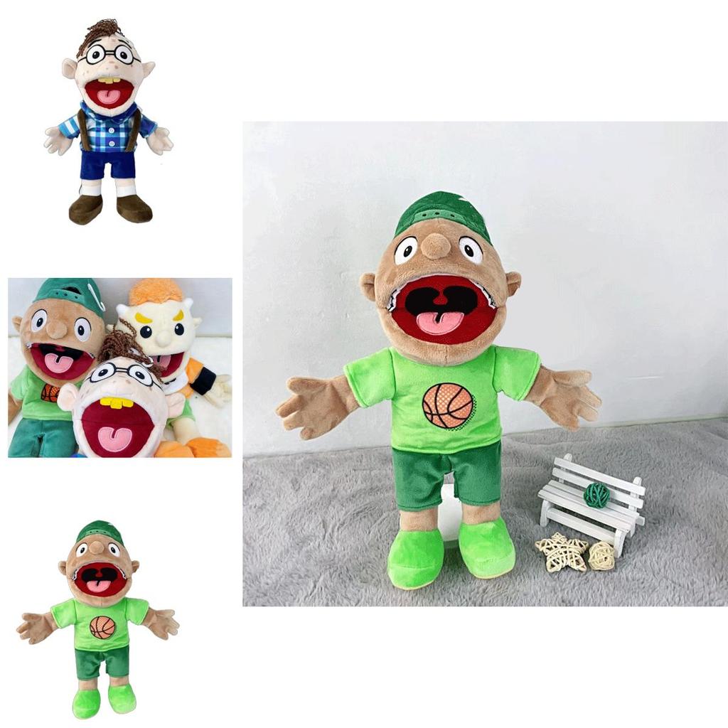 Jeff Plush Hand Puppet For Storytelling And Entertainment 40cm