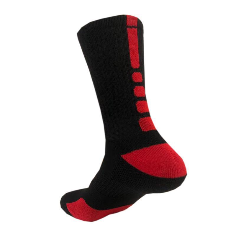 Носки для баскетбола унисекс - конфетный цвет, плотный махровый дизайн для мальчиков и девочек