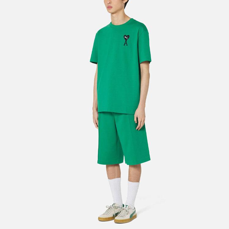 Puma Мужская футболка с круглым вырезом и логотипом Love Heart X Ami Paris, светло-зеленая 534070-96