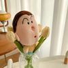 21 см Аниме Крейон Шин-чан Бутян Коробка для салфеток Оригинальность Плюшевые куклы Забавный дизайн Плюшевая набивная брелок Подвеска для сумки пары