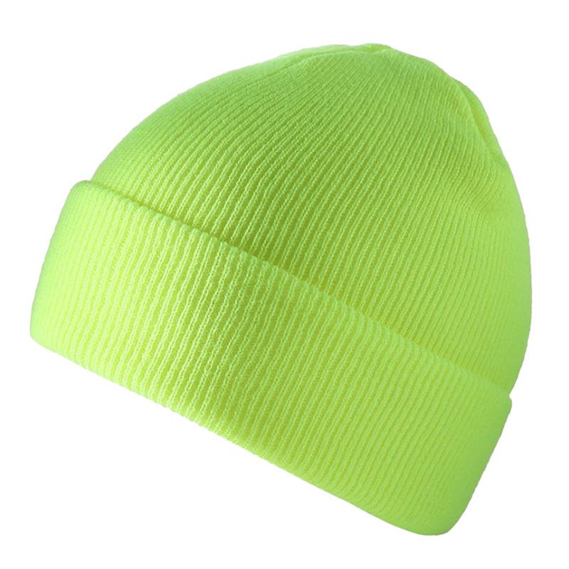 Унисекс Ретро Вязаная Шапка: Уличный стиль Осень/Зима