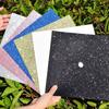 10 Sheets Creative Grad Cap Decorations DIY Glitter Foam Paper  University