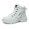 Women's Ankle Boots for Winter Comfort, Soft Soled High Top Shoes, Sports Shoes, Wear-resistant Casual Shoes, Plus Size 42