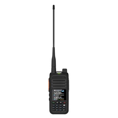 Цветной дисплей UHF/VHF/AM/FM Многодиапазонная черная рация Портативная приемопередатчик