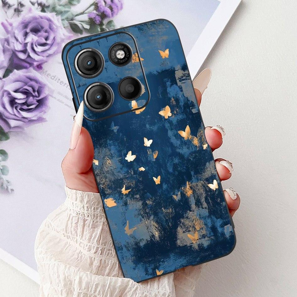 Силиконовый чехол для Motorola Moto G15 G75 2024 Cover Милый Панда Лев Ударопрочный ТПУ Чехлы для телефона Для MotoG15 MotoG75 G 75 G 15 Etui