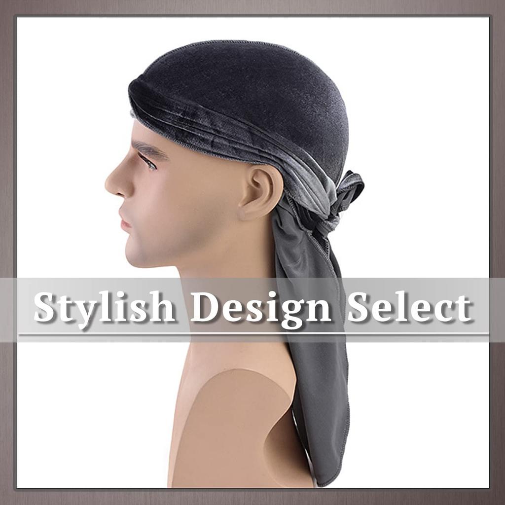 ONE LIMITATION Cap Turban Headband UV Protection Velvet Men's CP132 navy