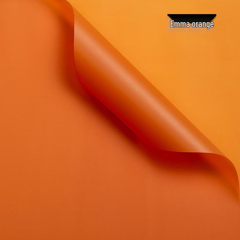 Полупрозрачная Водонепроницаемая Матовая Бумага для Букетов Флориста - Корейская Однотонная Упаковка для Цветов