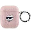 Karl Lagerfeld Kla2Pgchpp Airpods 1/2 Cover Pink/Pink Monogram Choupette Head