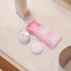 Silicone Cosmetic Packaging Box Set with Hanging Hole Leakproof Travel Toiletry Container for Skin Products Accessories
