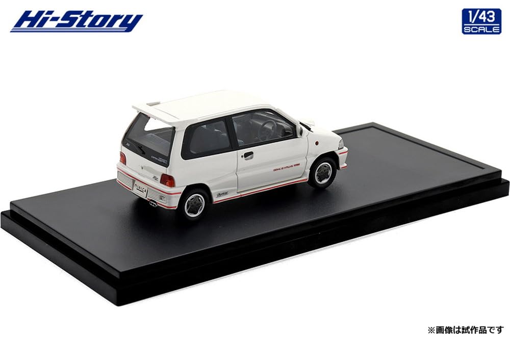 Inter Allied Hi Story Scale MITSUBISHI MINICA DANGAN ZZ Sophia Белый Готовая Модель HS495WH 1/43 (1990)