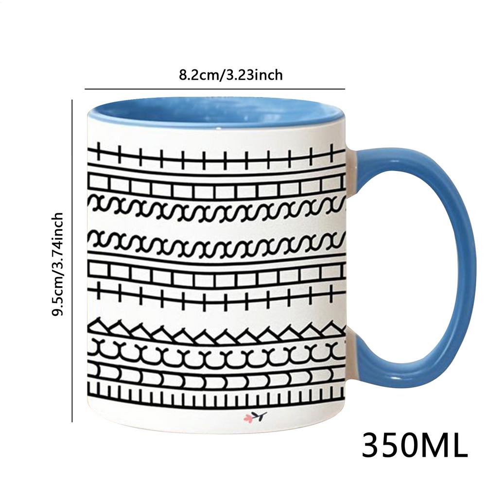 Ceramic Coffee Mug Microwave-Safe Drinking Cup milk cup Desktop Ornament for School Study Living Room Birthday Kitchen Home