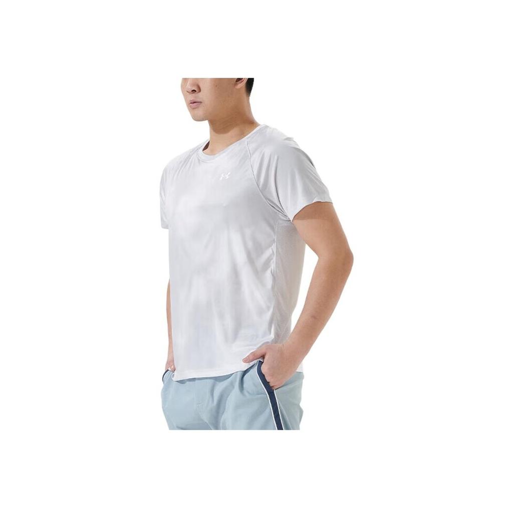 Under Armour Футболка с коротким рукавом и круглым вырезом Iso-Chill Series Tie-Dye Print, мужские топы, белая 1377882-100