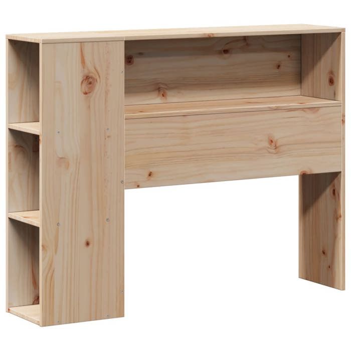 VidaXL Tête de lit avec rangement 100 cm bois massif de pin, tête de lit en bois, tête de lit avec rangement, tête de lit 855639