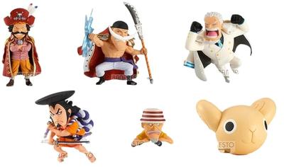 Коллекционная фигурка One Piece World WT100, памятная оригинальная иллюстрация Эйитиро Оды, 100 великолепных пиратских просмотров, 10, все 6 типов, набор Banpresto