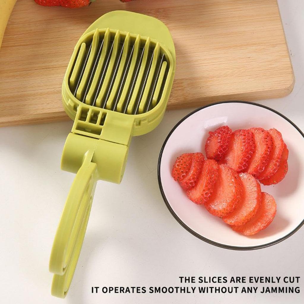 Разлагатель клубники, Разлагатель пластика, Быстрый и безопасный кухонный гаджет, который можно использовать для разложения вареных яиц, мягких продуктов, сосисок, огурцов