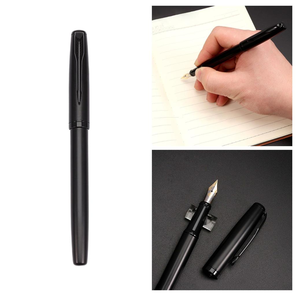 Metal Fountain Pen Piston-Filled Ink Absorber Twist To Refill Metal Business Gift Pen Writing Pen for Women Man
