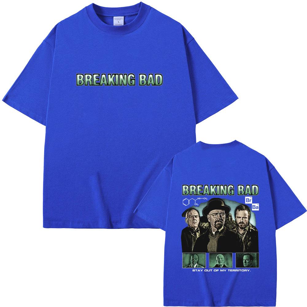 Heisenberg TV Breaking Bad Stay Out of My Territory Tshirt Better Call Saul T Shirts Summer Unisex Women Fashion Oversized Tshirt
