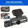 1080P Dual Camera Dash Cam for Cars with IR Night Vision, Loop Recording, and Wide Angle Lens - 3.16 Inch IPS Screen