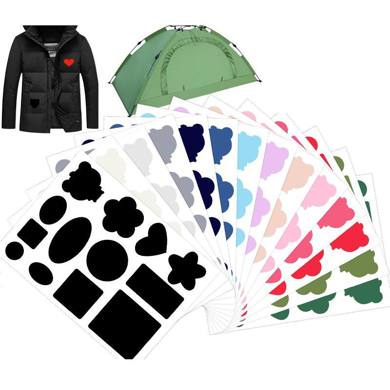 Самоклеящиеся заплатки для ремонта пуховиков, футболок, брюк, моющихся заплаток, наклеек на плащи, зонтики, палатки