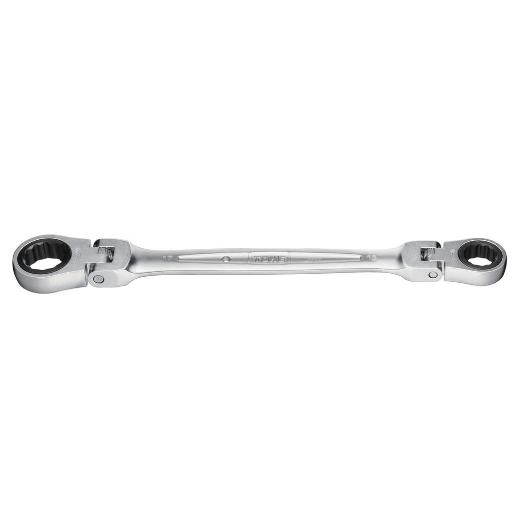 TONE Double Head Ratchet Box Wrench Width Across Flats 13 X 17 Mm RMFW-1317