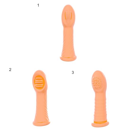 Палец-кроватка с низким уровнем шума, множественная стимуляция, TPE, массажер для пальцев клитора для пар