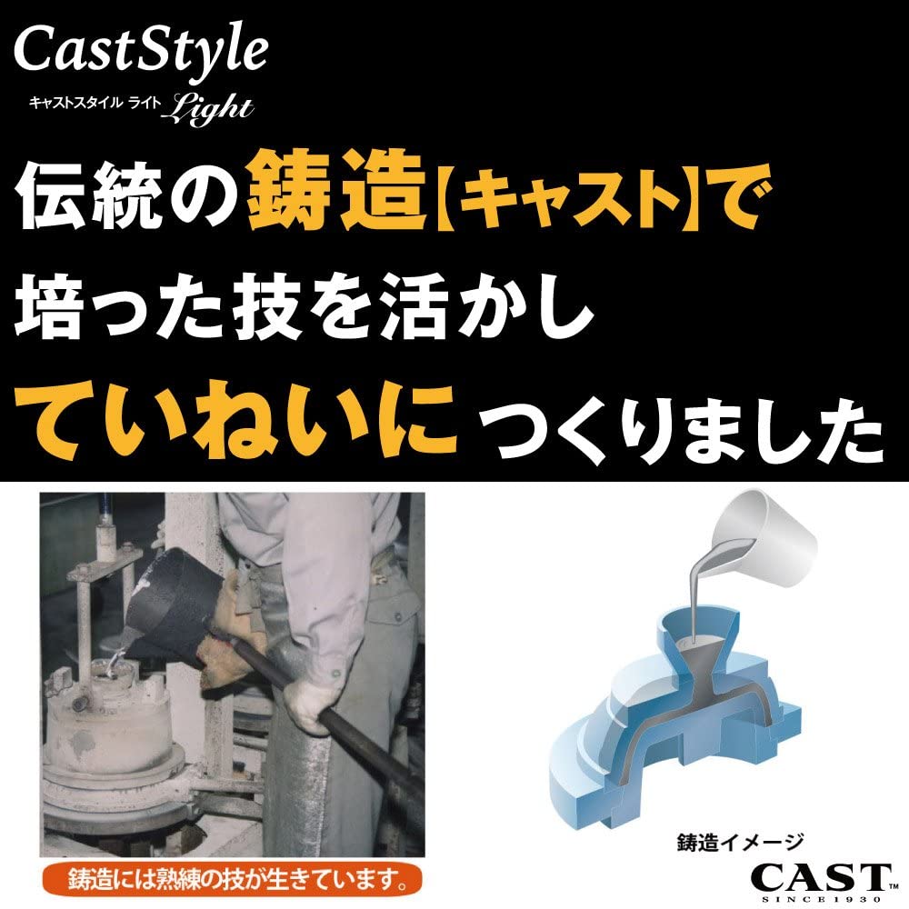 Hokuriku Aluminum Сковорода 20 см газовая плита Легкий литой стиль Легкая Сделано в Японии [Только для] С тефлоновым покрытием
