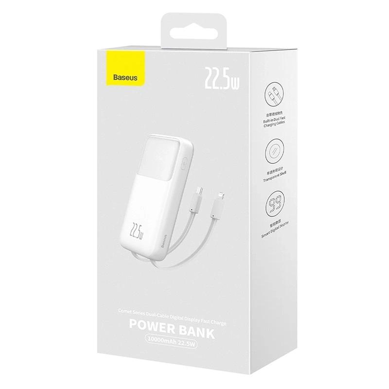 Powerbank Baseus Comet 10000Mah 22.5W (White)