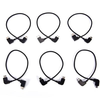 4" Кабель Micro USB под углом влево на Type C OTG для портативного цифрового ЦАП-усилителя